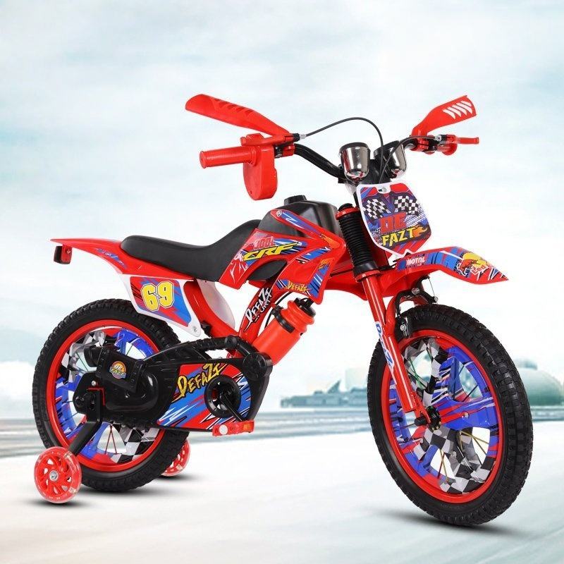 Trail Style Manual Bicycle | Tubeless Tyres |Support Wheels Included | 4 - 10 yr | Premium Imported Quality