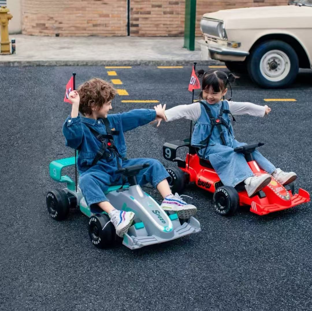 Kids Electric Drift Kart | High Speed | Safety Breaking | Premium Imported Quality
