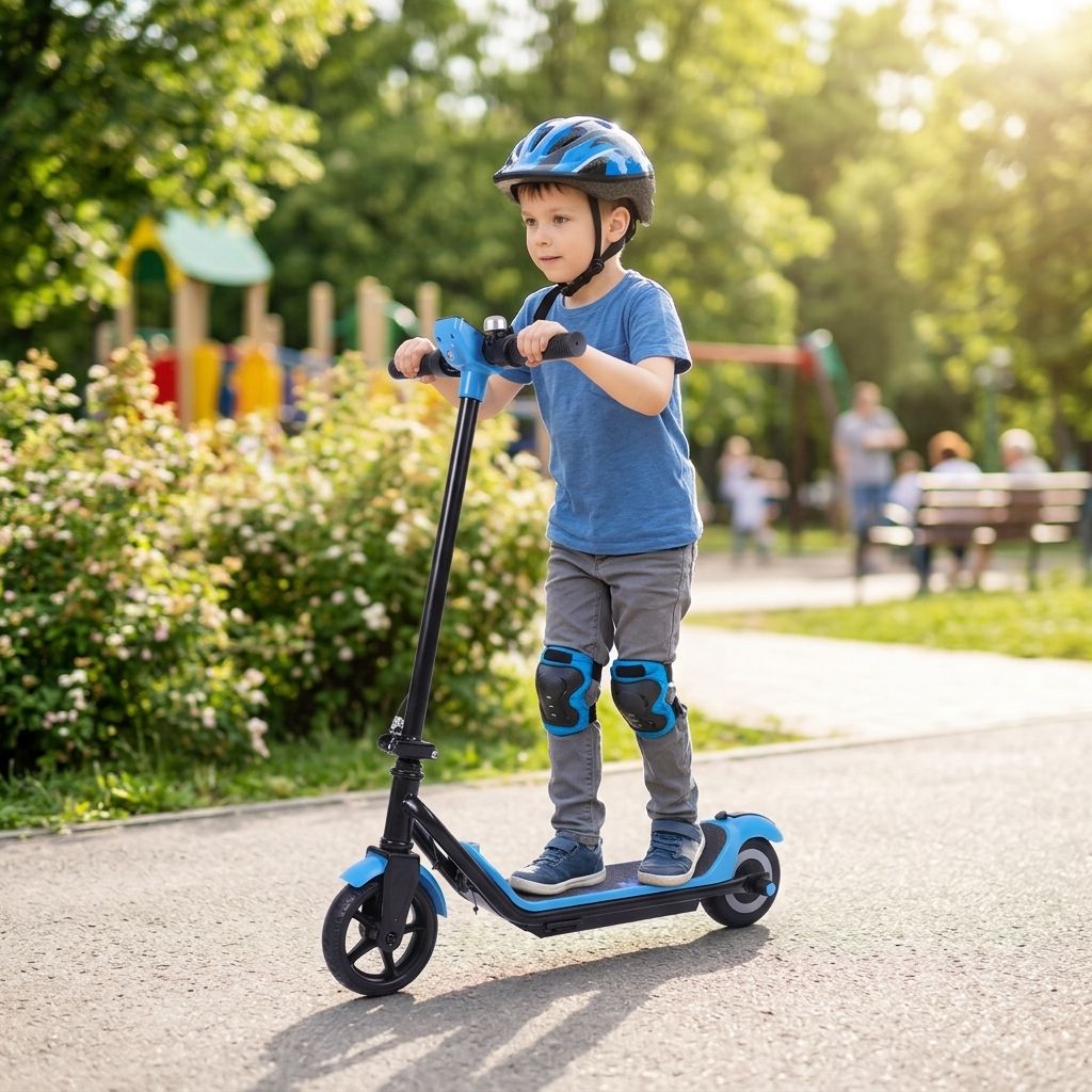 Kids Electric Foldable Scooty | Ages 6 to 14 | Premium Imported Quality