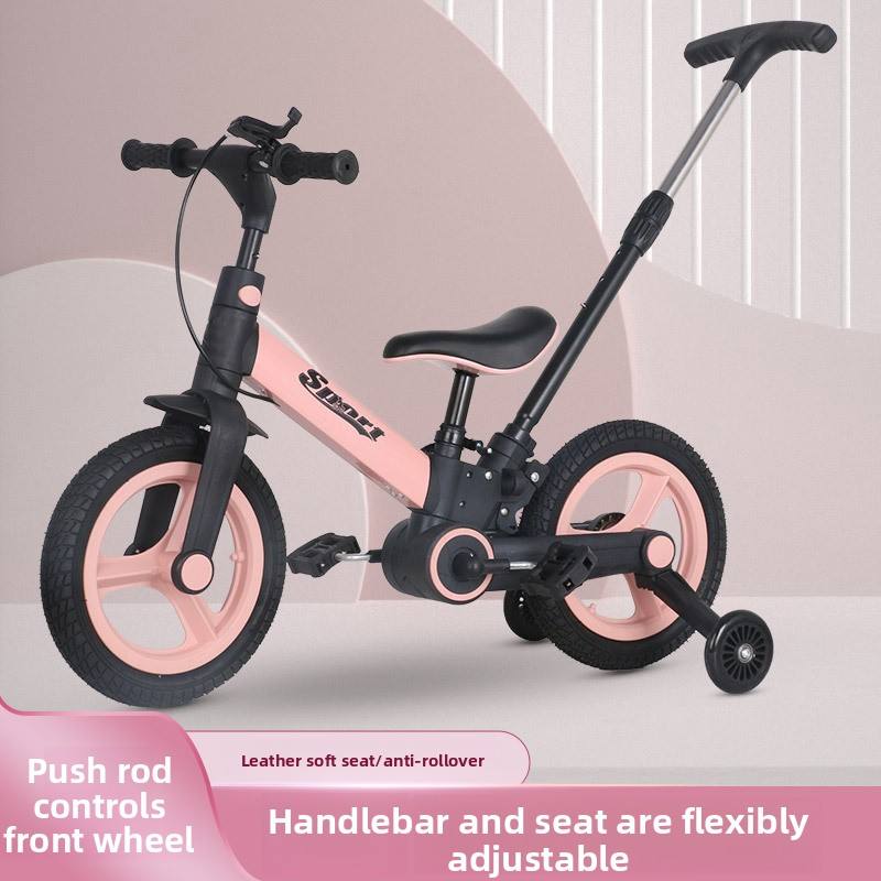 Kids 2 in 1 Bicycle with Push Handles | Premium Imported Quality