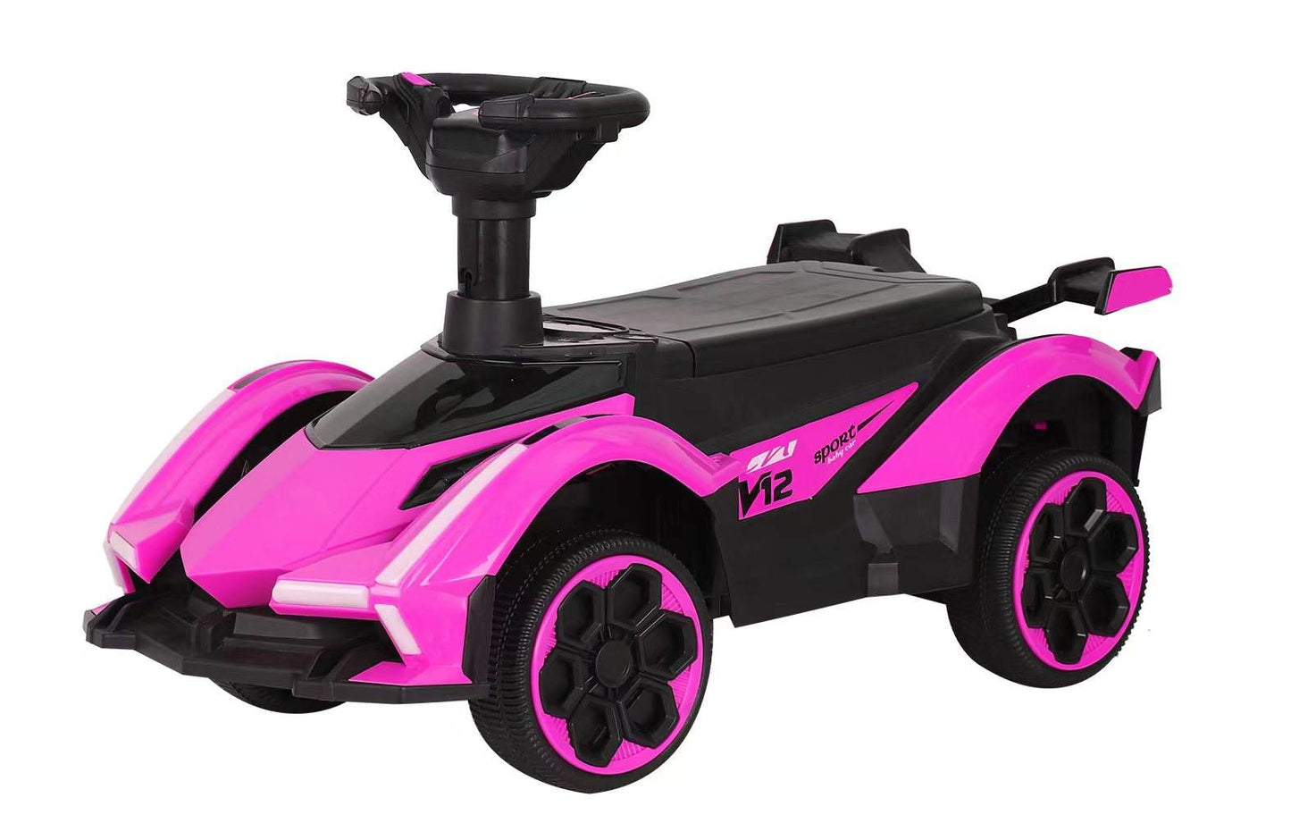 3 in 1 Foldable Sports Car with Push Handles and LED Lights | Premium Imported Quality