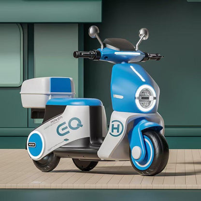 Latest Shape Vespa Electric Scooter for Kids | With LED Lights and Music | Premium Imported Quality