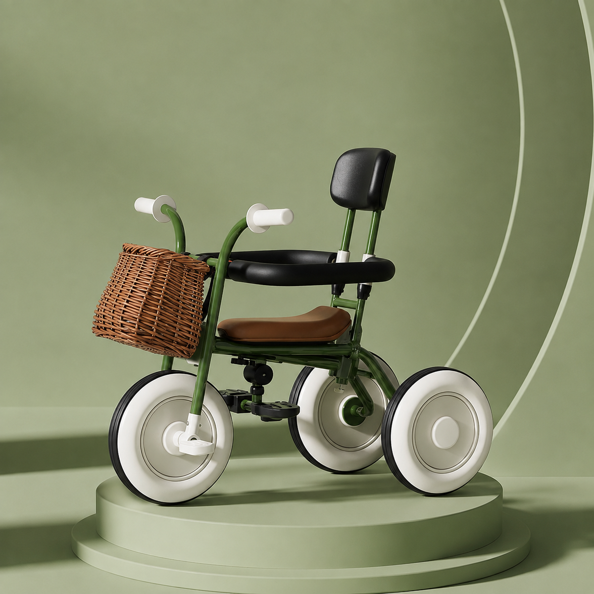 Cute Kids Tricycle with Basket | Ages 2 to 5