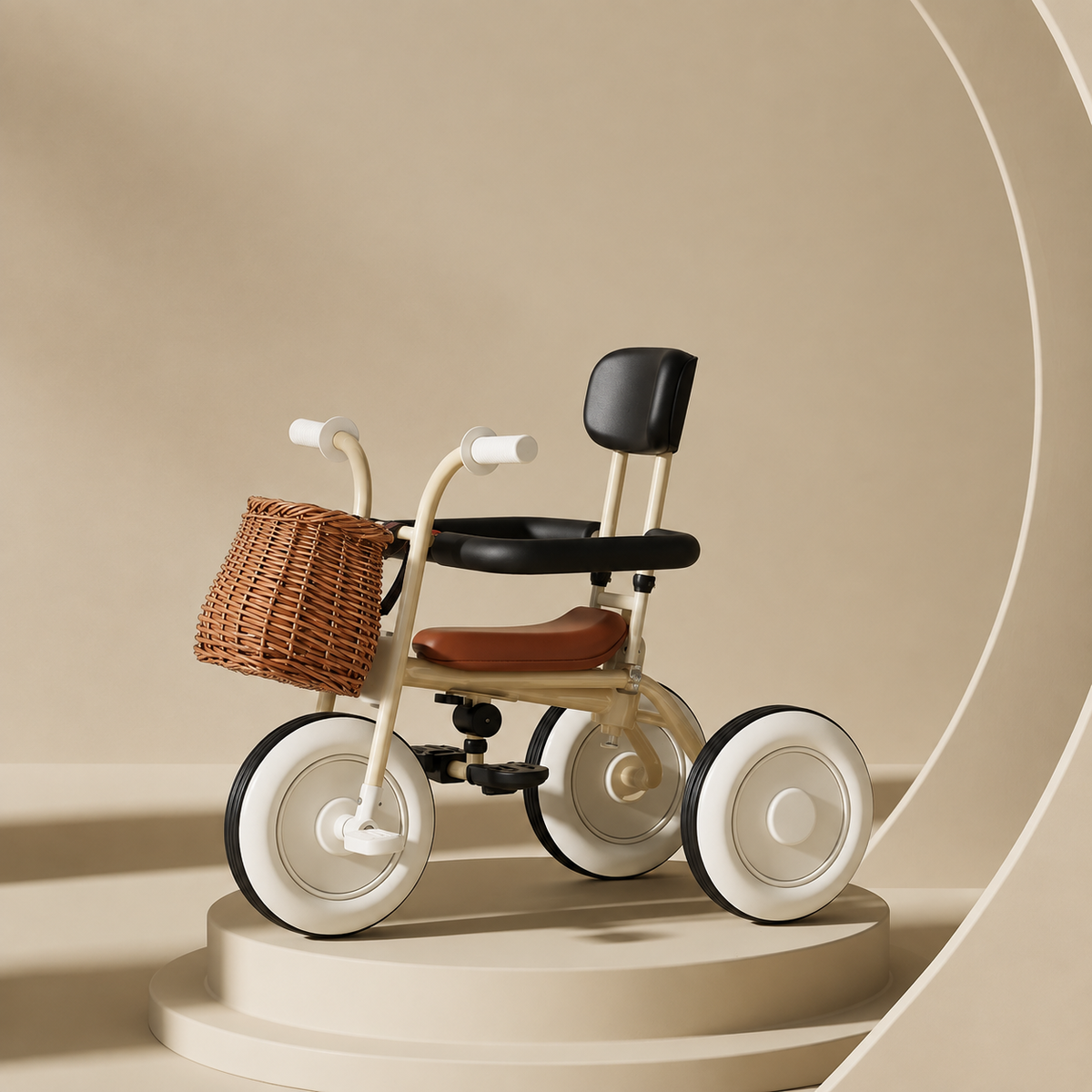 Cute Kids Tricycle with Basket | Ages 2 to 5