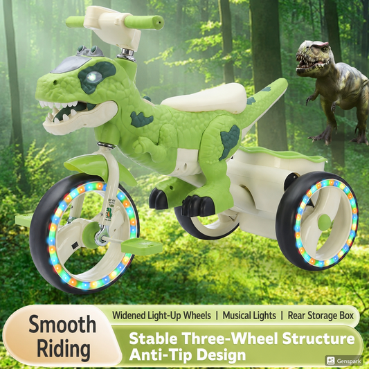 Kids Dinosaur Manual Tricycle | Premium Imported Quality