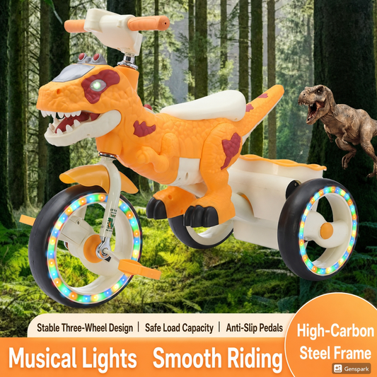 Kids Dinosaur Manual Tricycle | Premium Imported Quality