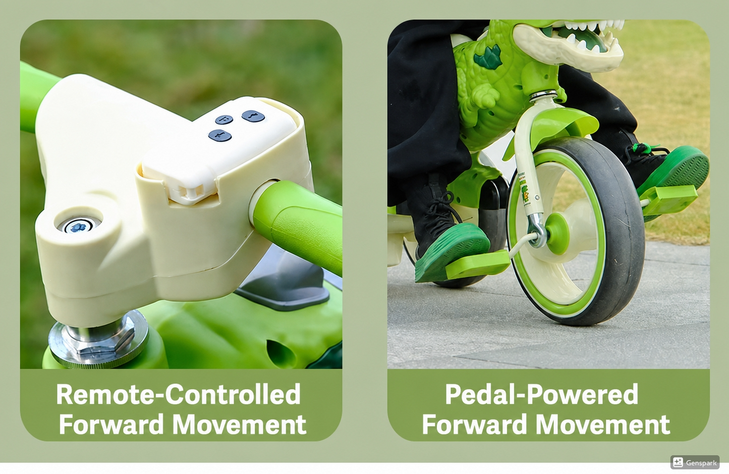 Kids Dinosaur Manual Tricycle | Premium Imported Quality