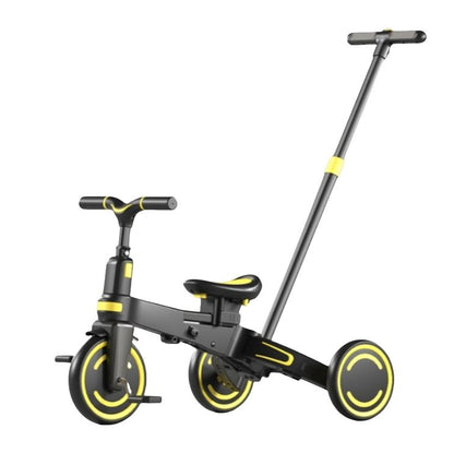 Foldable Kids Premium Tricycle with Umbrella & Push Handles | Ages 1 to 5