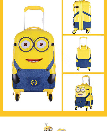Minions Kids Bag- Exclusive Quality 4 Wheel