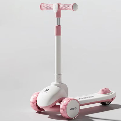 3-in-1 Folding Kick Scooter 1-6 Years Old Sit Ride Lightweight 3 Wheel Safety Brake Boys Girls Toddler Kids Scooter Outdoor Play
