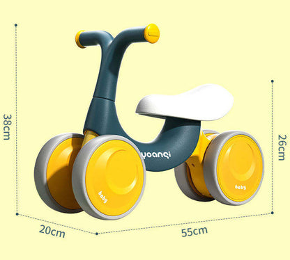 Kids Minimalistic Manual Cycle | Premium Imported Quality | Ages 2 to 4