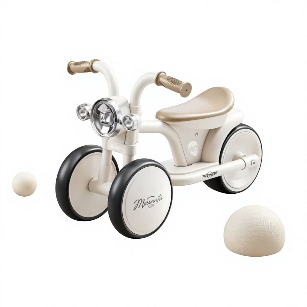 Cute Minimalistic Kids Cycle with LED headlights | Ages 2 to 5 | Premium Imported Quality
