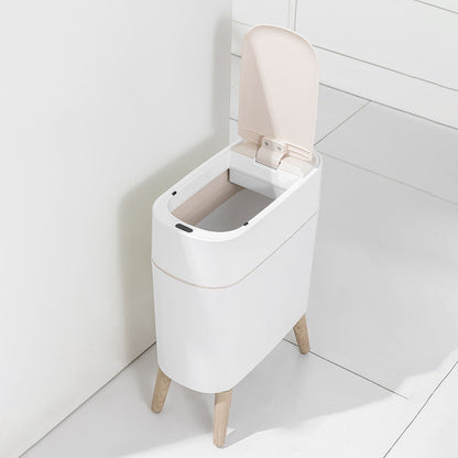 Automatic Motion Sensor Minimalistic Garbage Can – Quiet Soft-Close Lid