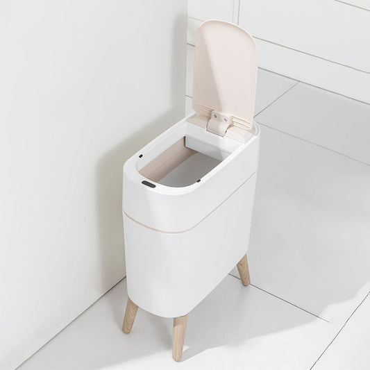 Automatic Motion Sensor Minimalistic Garbage Can – Quiet Soft-Close Lid