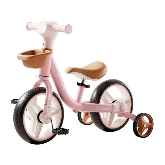 Kids Bicycle With Support Tires | Strong Metal Frame | Ages 3 to 6