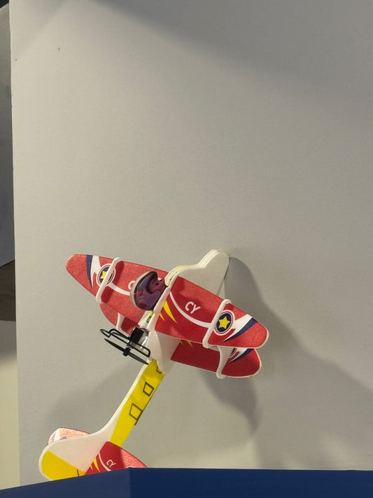 28CM Foam Airplanes Capacitor Electric Plane Hand Launch Throwing Glider Aircraft Inertial Foam Toy Plane Model Outdoor Toy