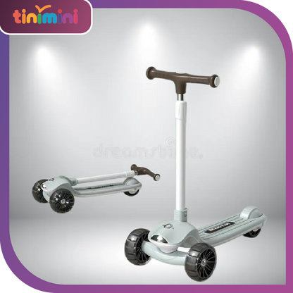 Cool Baby Scooter Adjustment Music Flash Wheel Kids Scooter 3 Wheel Steel Folding Scooter for Children
