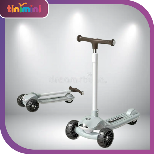Cool Baby Scooter Adjustment Music Flash Wheel Kids Scooter 3 Wheel Steel Folding Scooter for Children