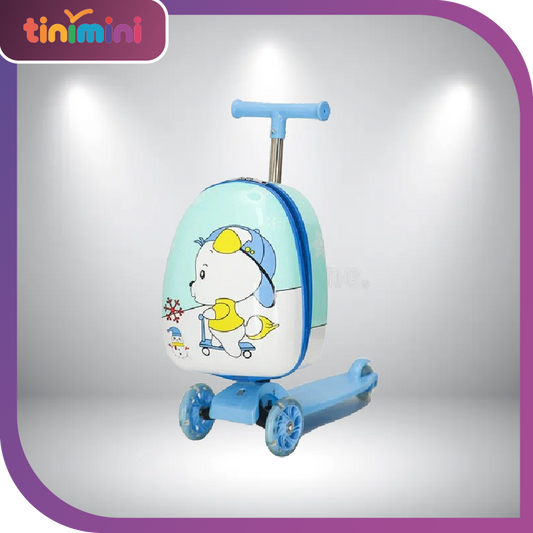Disney travel suitcase on wheels cartoon lovely Children's Trolley Case carry on Scooter rolling luggage bag for girls boys gift