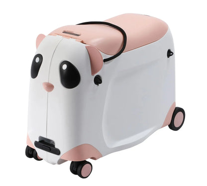 Kids Suitcase with wheels cute Cartoon Panda trolley luggage case Waterproof Travel Bags for Children's Sat and Ridden Suitcase