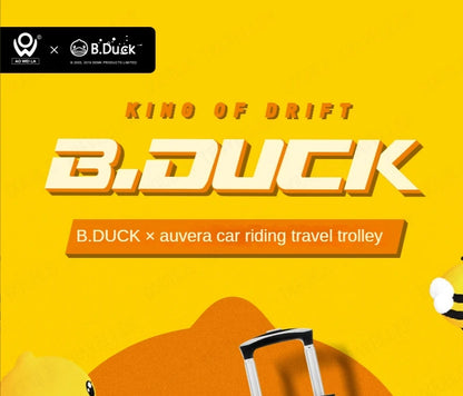 Travel bags for children kids' luggage middle size luggage travel suitcases with wheels Little yellow duck rolling luggage case