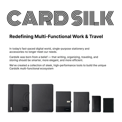 Minimalist  Charging Wallet + Phone Pocket – Slim PU Leather