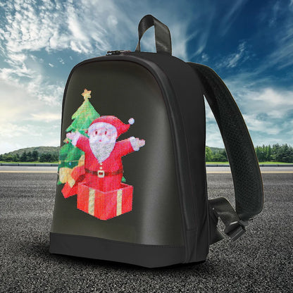 LED Advertising Backpack APP Control Portable Backpack Waterproof Outdoor Pixel Screen Bag for Men Women