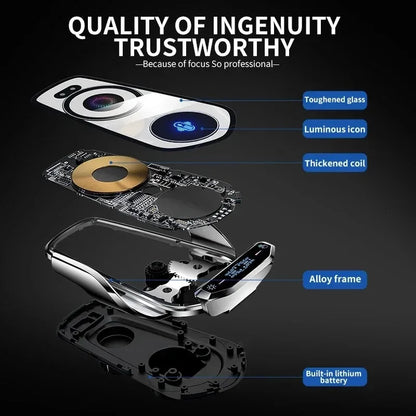 Magnetic Wireless Car Charger & Mount – 15W Fast Charg