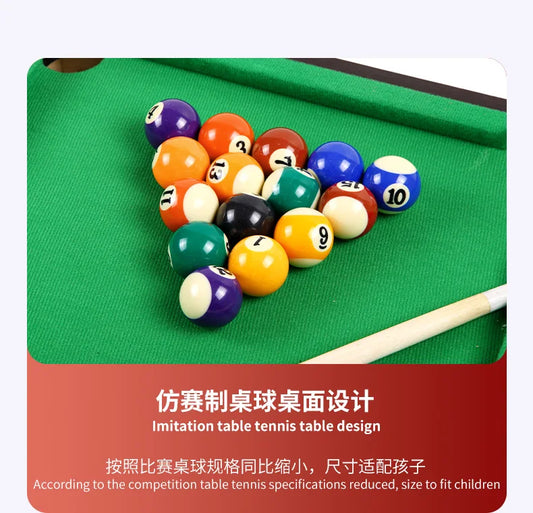 Kids Pool Table - Mini Billiard Snooker | Safe & Premium Fun at Home