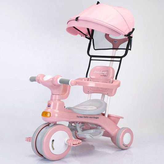 2 in 1 Foldable Stroller Cycle with Shade - Premium Imported  Quality