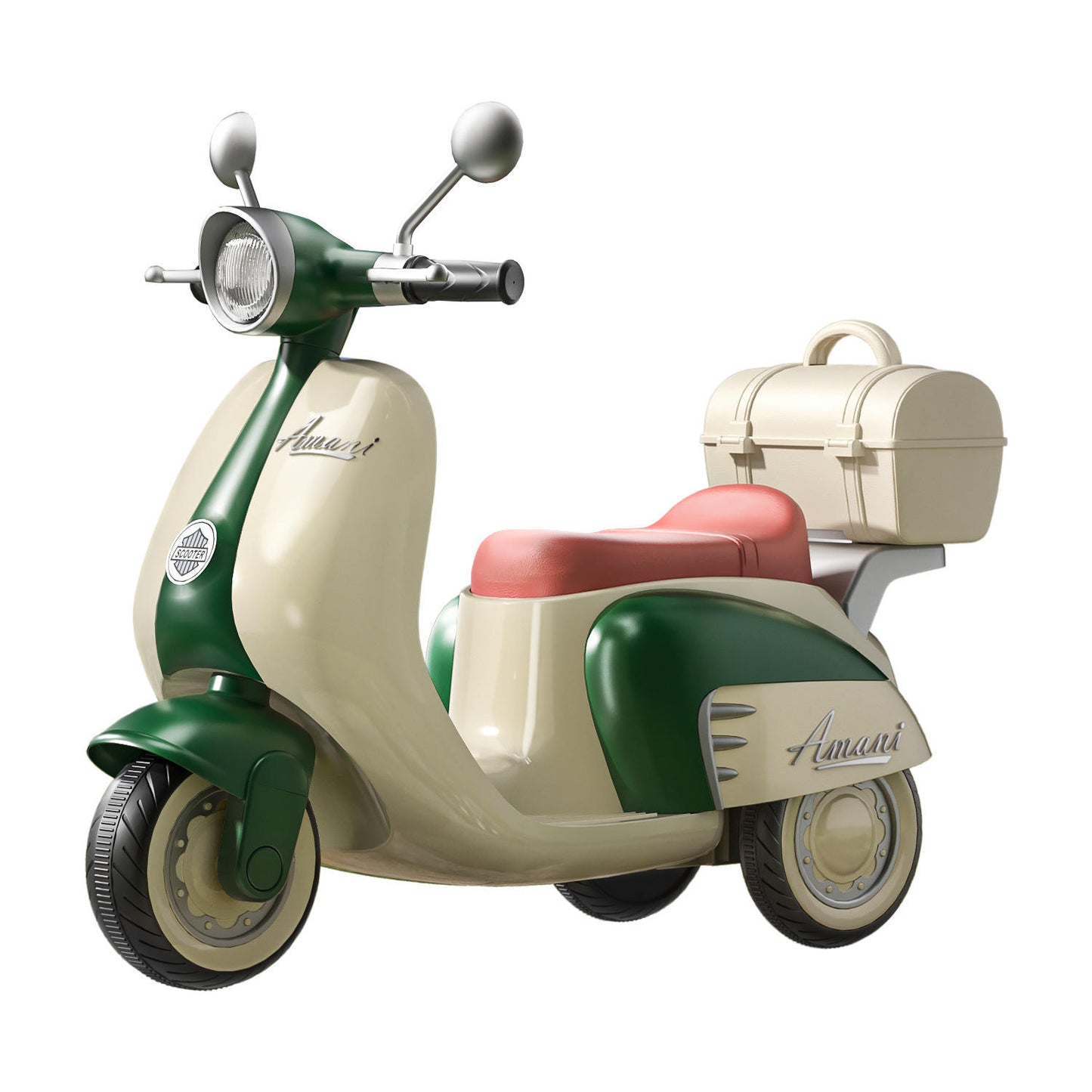 Electric Lambretta Vespa Style Scooter - Premium Quality - For Kids aged 4 to 11 yrs