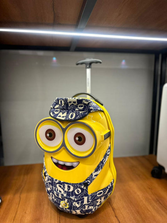 Minion's Kids Bag - Premium Quality 2 Wheel