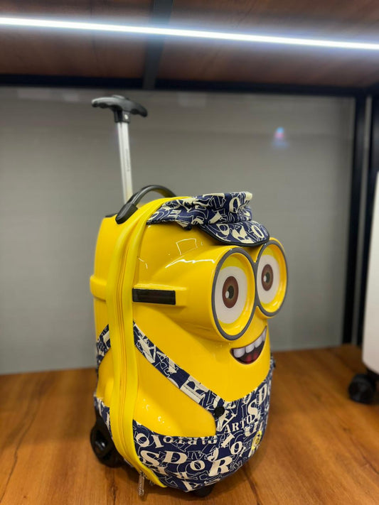 Minion's Kids Bag - Premium Quality 2 Wheel
