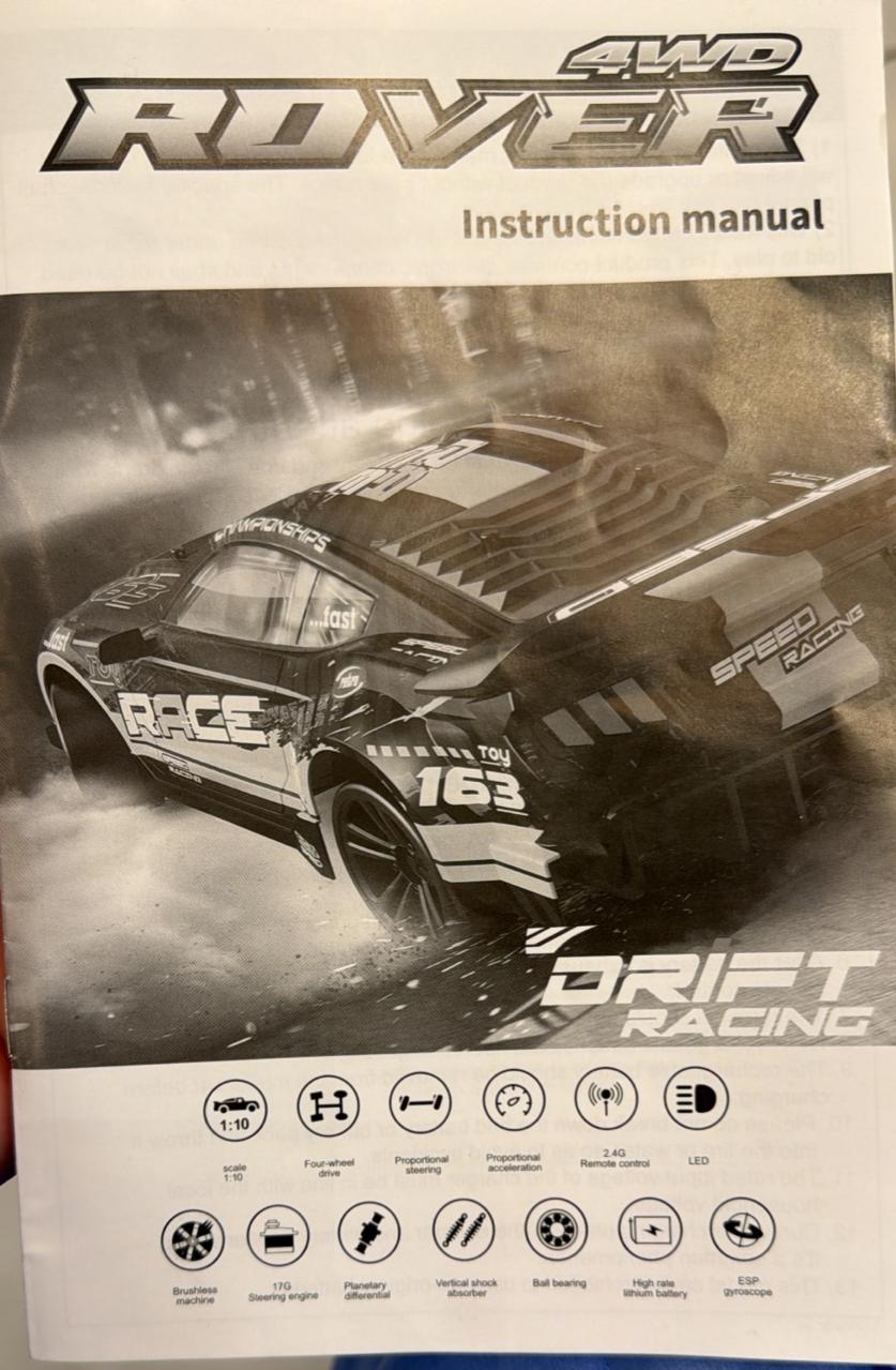 High Speed Remote Control Drift Car