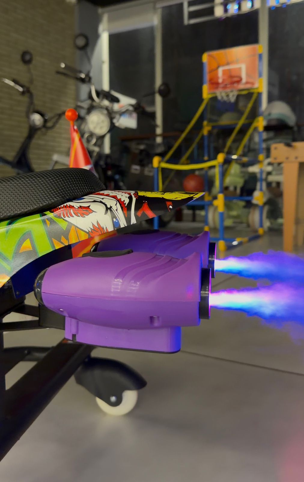 Kids High Performance Drifter Bike Style with Smoke and Light