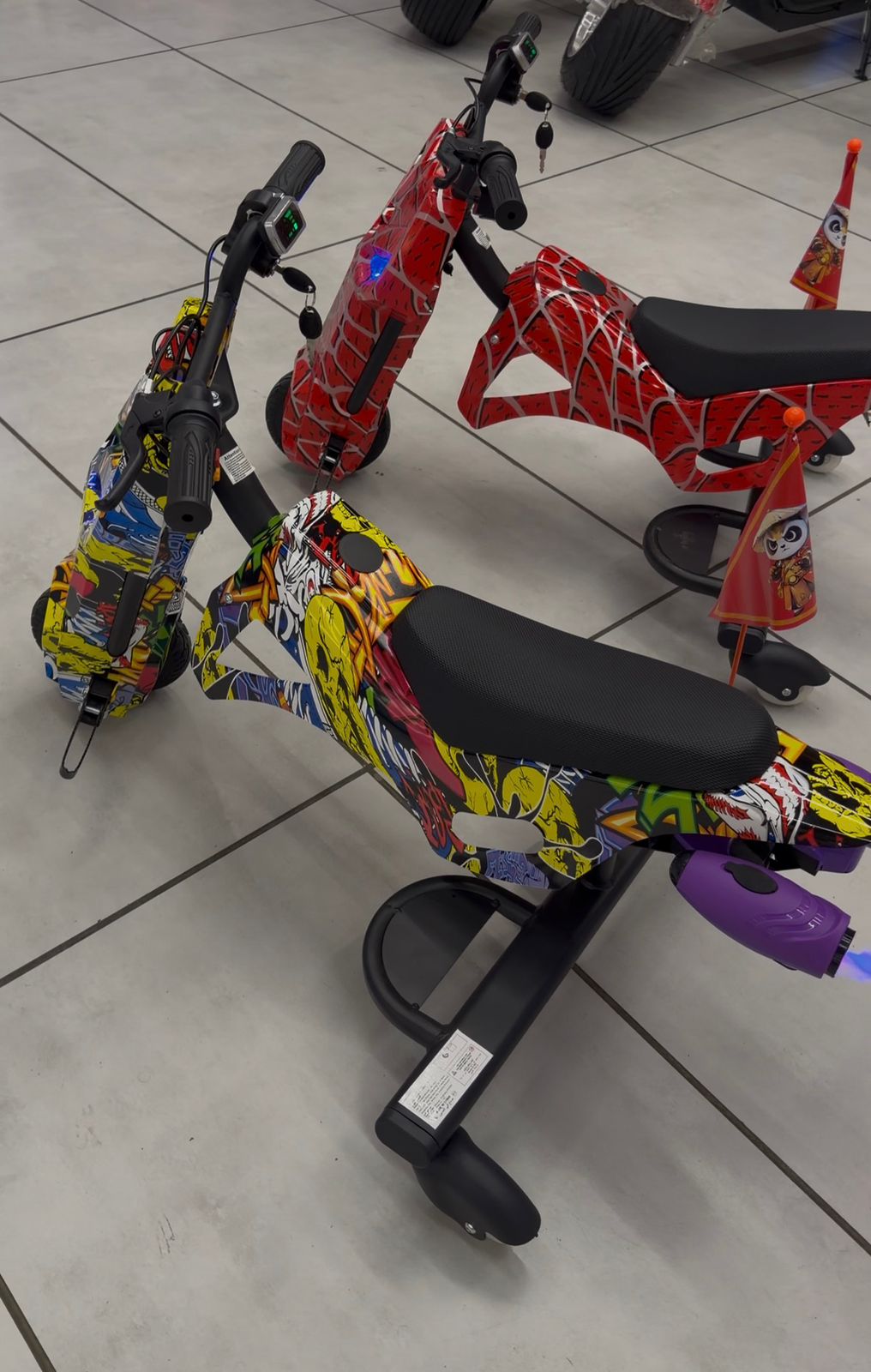 Kids High Performance Drifter Bike Style with Smoke and Light