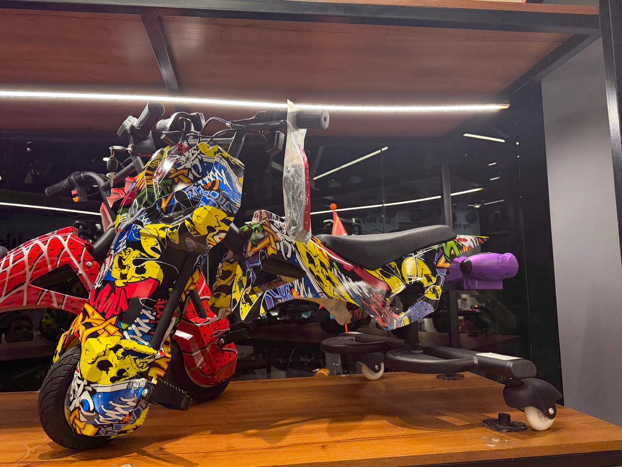 Kids High Performance Drifter Bike Style with Smoke and Light
