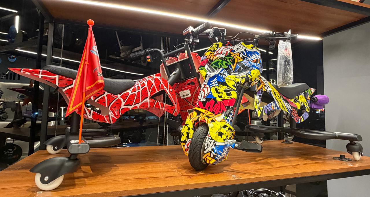 Kids High Performance Drifter Bike Style with Smoke and Light