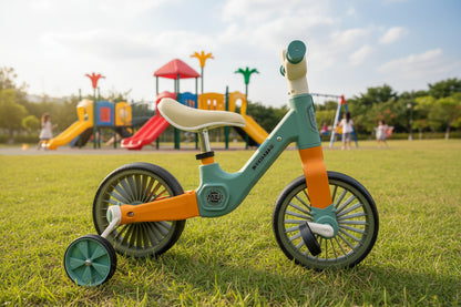 Kids Bicycle with Foldable Support Tyres -  Premium Imported Quality