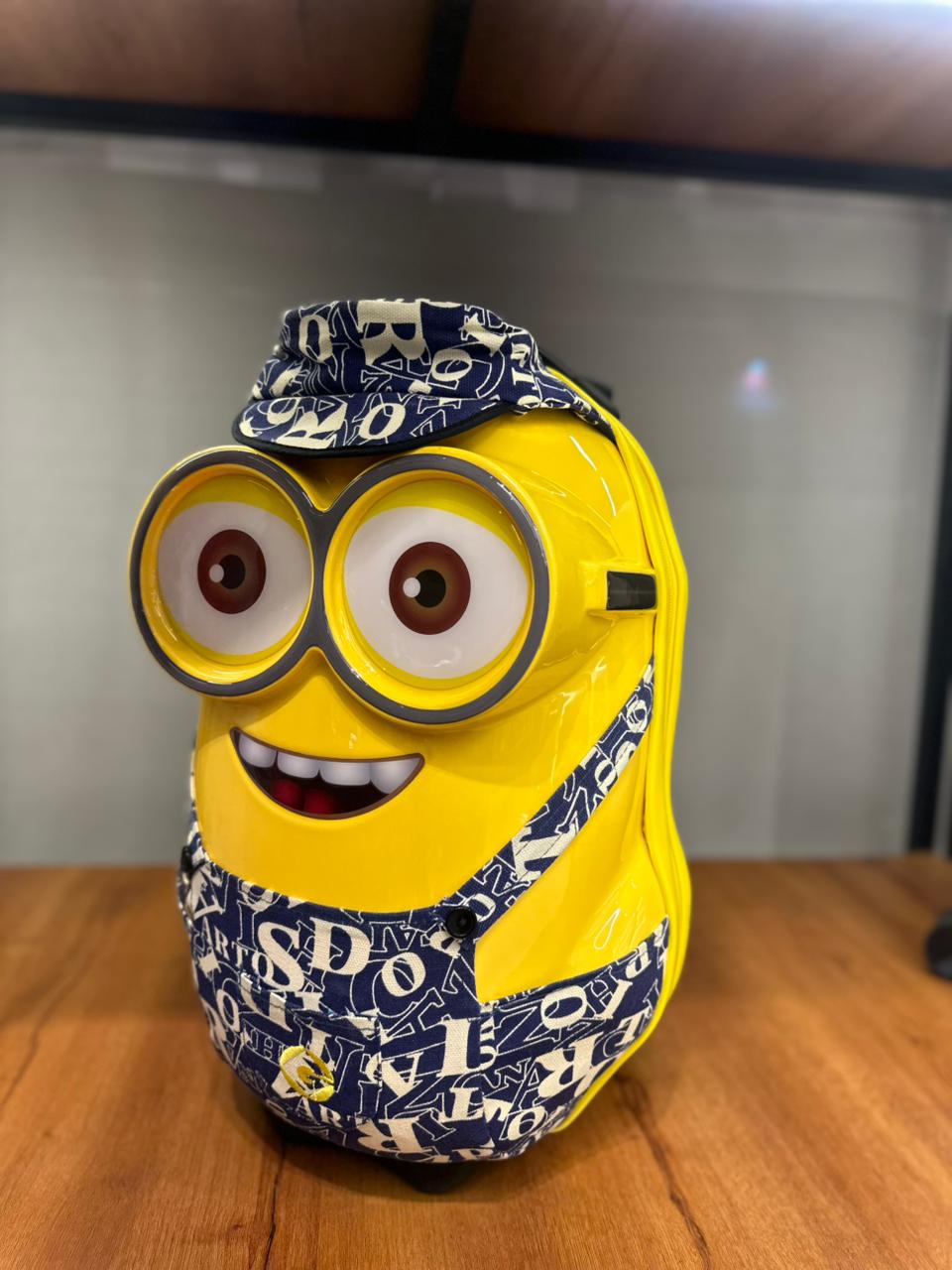 Minion's Kids Bag - Premium Quality 2 Wheel