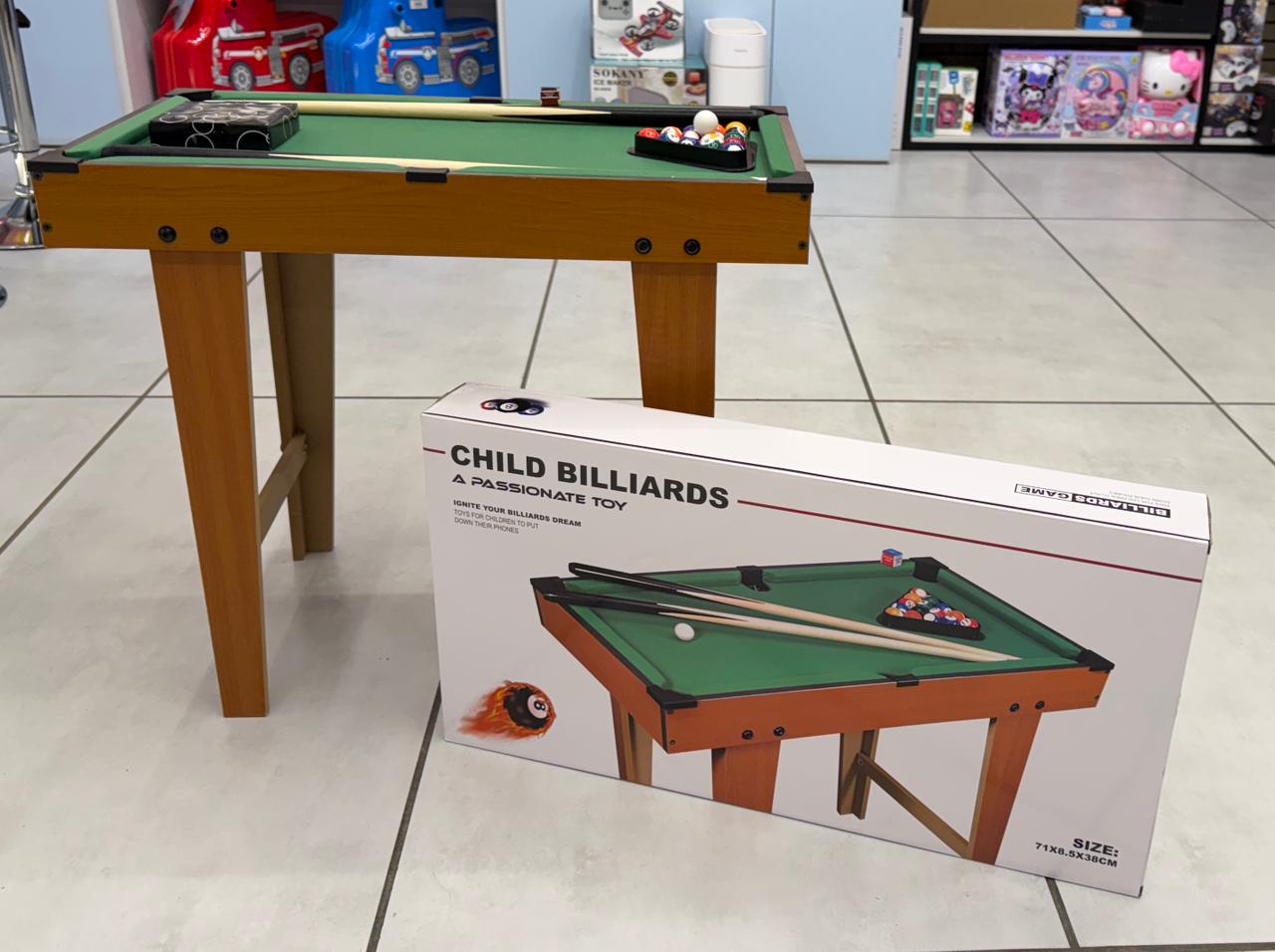 Kids Pool Table - Mini Billiard Snooker | Safe & Premium Fun at Home