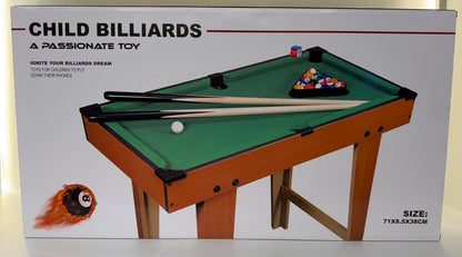 Kids Pool Table - Mini Billiard Snooker | Safe & Premium Fun at Home