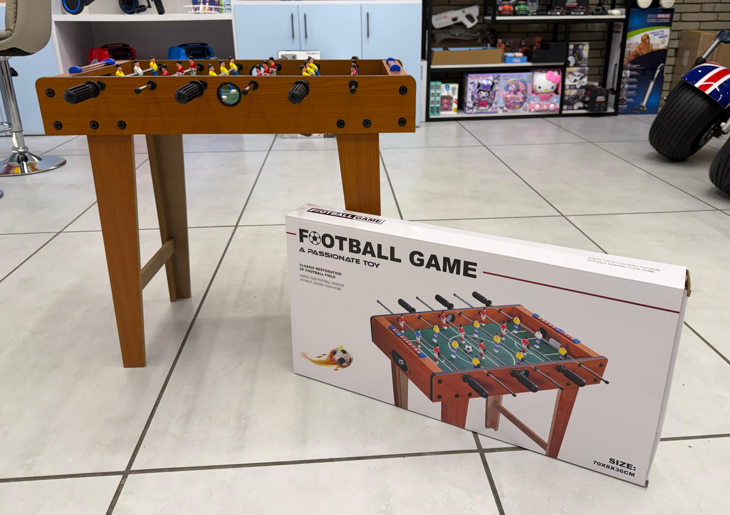 Premium Wooden Foosball Table – Real Football Fun at Home