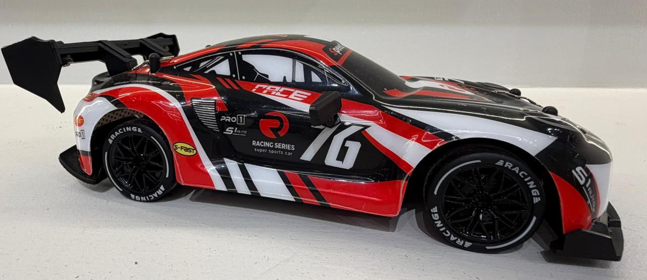 1:24 Scale RC Drift Car 4WD High Speed LED Lights Gyro 2.4Ghz Remote Control Electric Hobby Metal Toy Perfect
