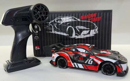 1:24 Scale RC Drift Car 4WD High Speed LED Lights Gyro 2.4Ghz Remote Control Electric Hobby Metal Toy Perfect
