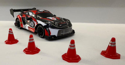 1:24 Scale RC Drift Car 4WD High Speed LED Lights Gyro 2.4Ghz Remote Control Electric Hobby Metal Toy Perfect