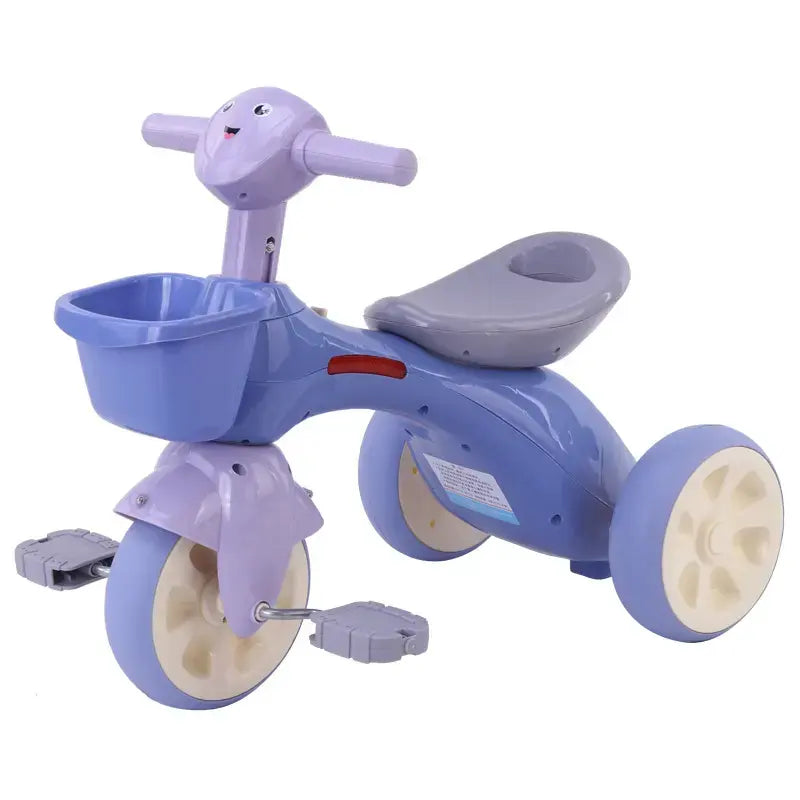 Kids cute Tricycle | Manual Pedal | LED Lights and Music