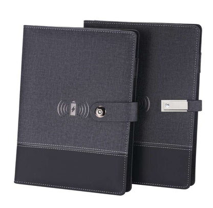 Diary with Wireless Power Bank NFC