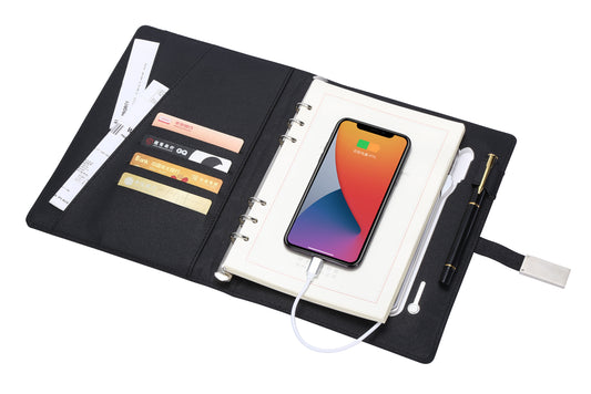 Diary with Wireless Power Bank NFC