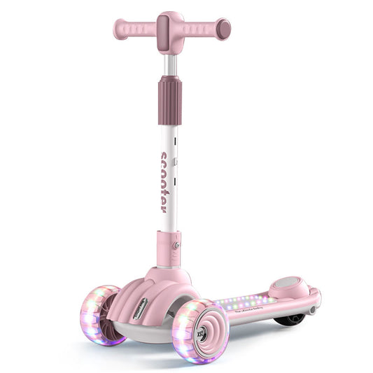 2 in 1 Premium Kids Scooty with LED lights
